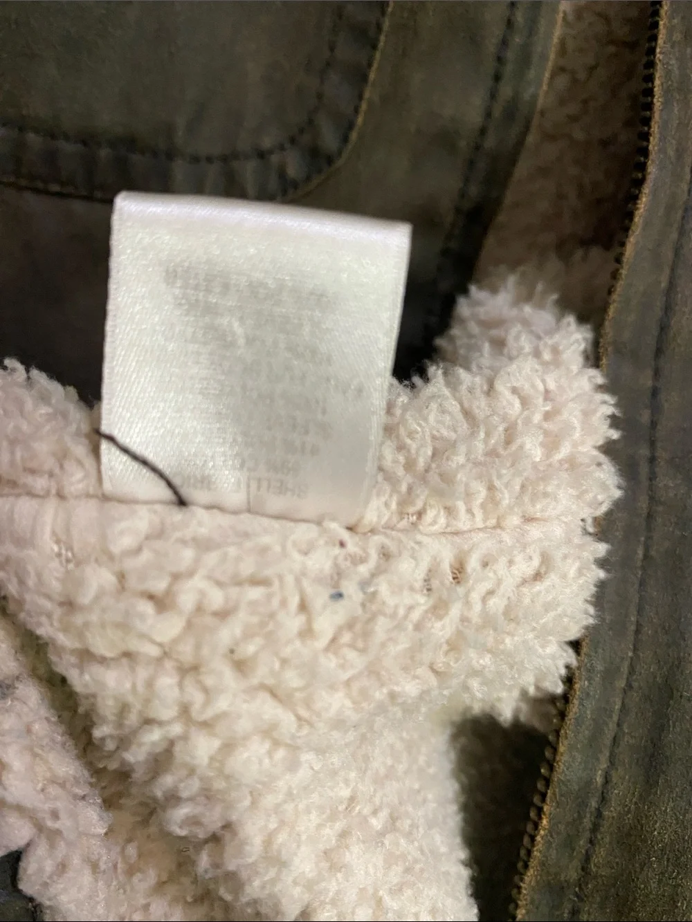 First Wave Brown Sherpa Collar Utility Jacket